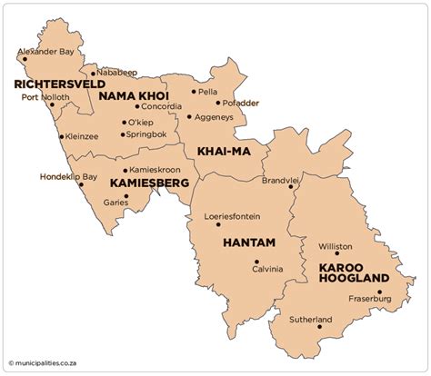 Hantam Local Municipality Map