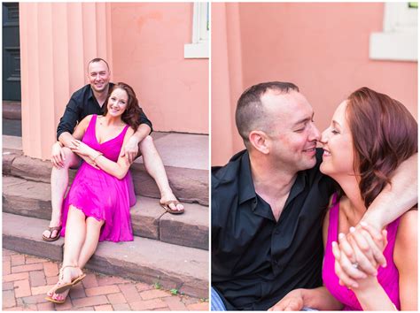 Old Town Alexandria Engagement Natalie And Jared Nikki Schell Photography