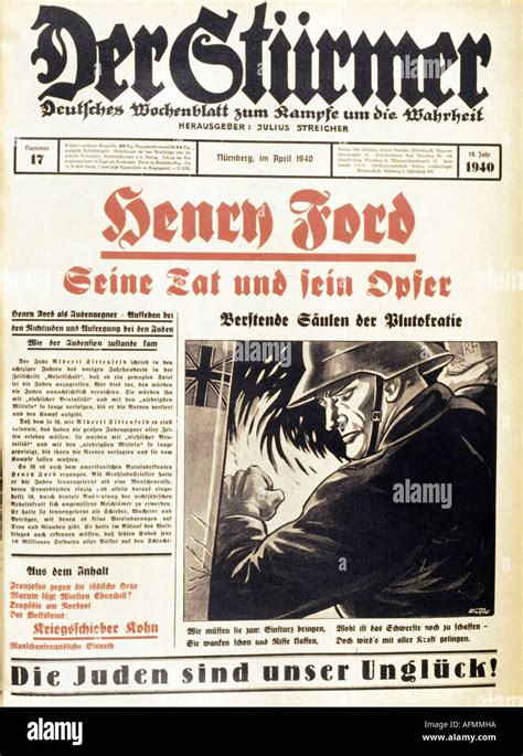 Nationalsozialismus Nationalsozialismus Presse Zeitung Der Stürmer Nr 17 Nürnberg
