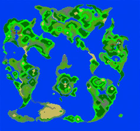 Dragon Warrior Iii World Map Map For Nes By Xloto Gamefaqs. 