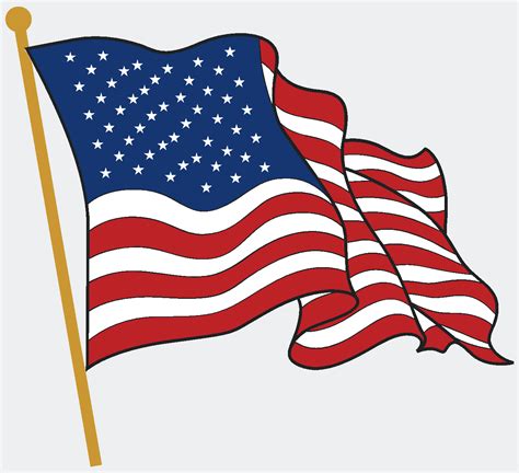 American Flag Logo Clip Art Image 4713