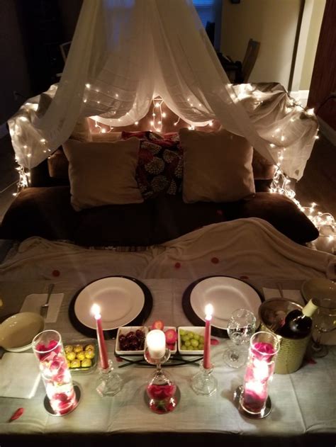 Indoor Romantic Date Night Romantic Home Dates Romantic Date Night