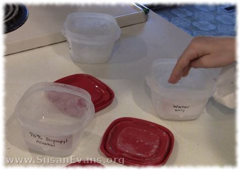 Freezing Alcohol Experiment And Activity Homeschool Science Experiments