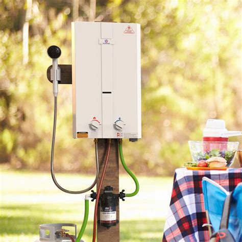 Eccotemp Cel10 Set Portable Outdoor Tankless Water Heater With Shower
