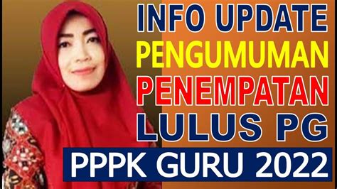 🔴pengumuman Penempatan Pppk Guru Lulus Pg Harus Menunggu Hasil Seleksi