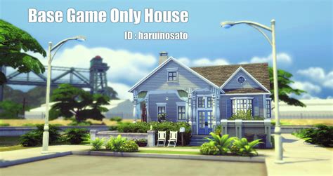 Lot 003 Base Game Only House At Haruinosatos Cc Sims 4 Updates