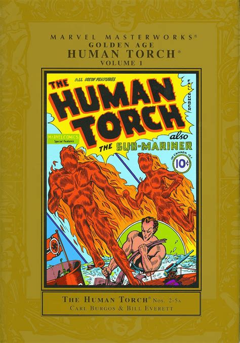 Marvel Masterworks Golden Age Human Torch Volume 1 Hc Legacy Comics