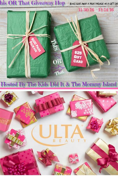 Gift cards are increasingly popular as gifts because they offer the recipient the chance to choose something that he or she really wants. Ulta GC Holiday Giveaway Hop | Ulta gift card, Gift card ...