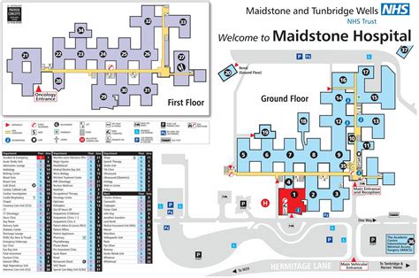 Maidstone Hospital Map By Maidstone And Tunbridge Wells Nhs Trust Page