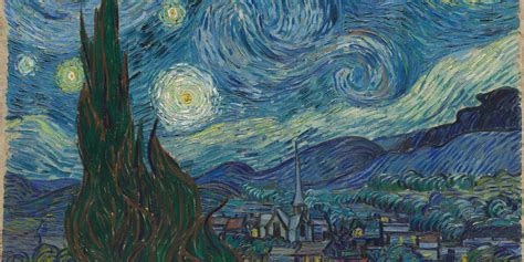 Van Gogh Starry Night Paintings Cityscapes Night Vincent Van Gogh