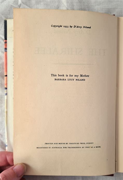 The Shiralee By Darcy Niland Morgans Rare Books