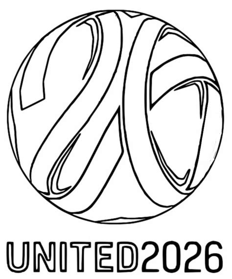 Dibujo Para Colorear Copa Mundial De Fútbol 2022 2026 Copa Del Mundo