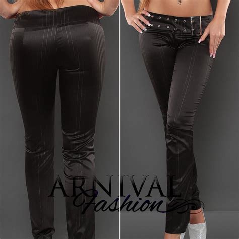 New Womens Pinstripe Hotpants Trousers Xs S M L Designer Hot Pants