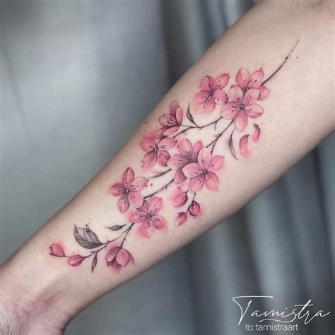 35 Beautiful Cherry Blossom Tattoo Ideas For Men And Women In 2022 Cherry Blossom Tree Tattoo
