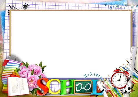 Find Hd Free Clipart Frame School Borders And Frames For School
