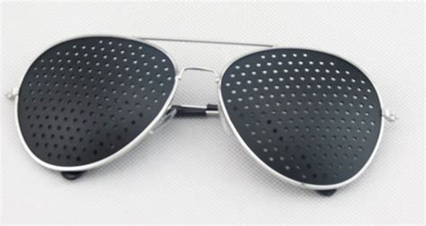 wholesale new unisex vision care pin hole eyeglasses pinhole glasses eye exercise eyesight