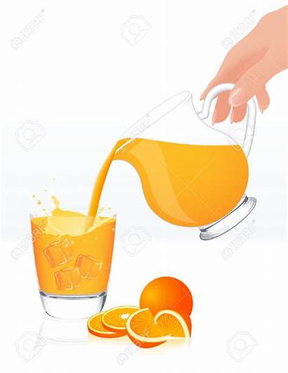 Juice Clipart Pour Orange Jar Illustration Pouring