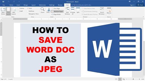 How To Save Word Document Text As Jpeg Youtube