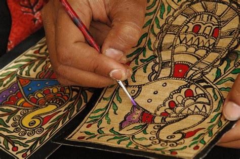 Arts and Craft. | Indian crafts, Crafts, Madhubani painting