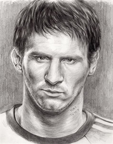 Lionel Messi Pencil Drawing How To Draw Lionel Messi