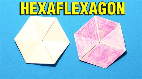 How To Make A Flexagon Origami How Make Hexaflexagon Флексагон