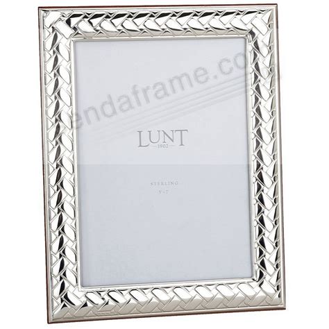 devon engraved fine sterling silver by lunt silversmiths® for 5x7 photos picture frames photo