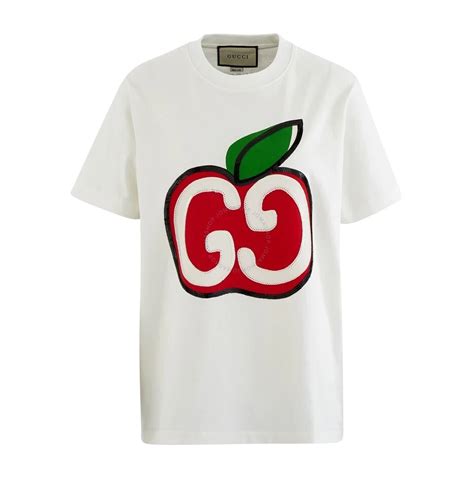 Gucci Gg Apple Logo T Shirt Brand Size X Small 580762 Xjb7u 9381