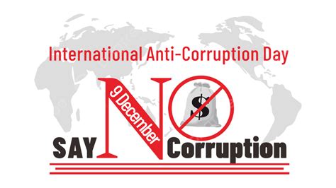 International Anti Corruption Day Horizontal Map International Anti