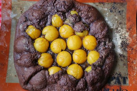 Recipe Chocolate Galette With Yellow Plums Chocolate Galette Food