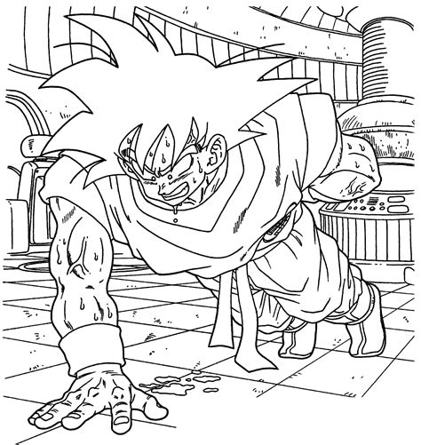 Imágenes Goku Normal Base Para Dibujar Y Colorear 2023
