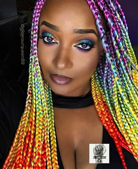 Then, you can pick a method of dyeing that is easiest for you—whether it be spraying or dipping braids in color. Multicoloured Braid Style: Would You Love To Rock It ...