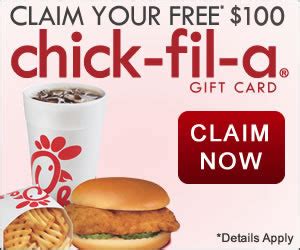 A bit of dense paper imprinted by using a snapshot and accustomed to deliver information or greeting; Free Gift Card for Chick-Fil-A