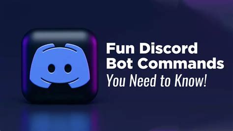 10 Fun Discord Bot Commands You Need To Know Digitalbuzz24