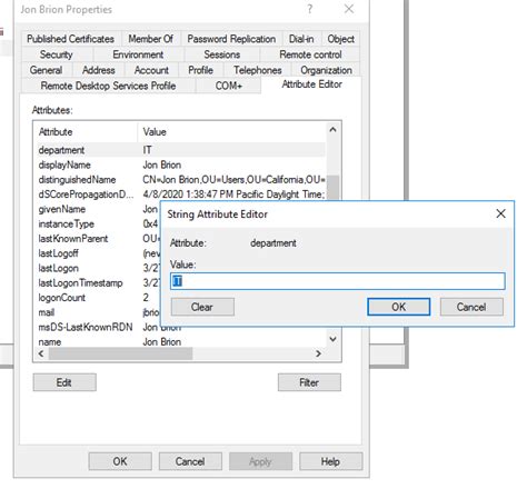 Active Directory Attribute Editor Anzeigen Lerndoku Com Vrogue Co Using In Users And