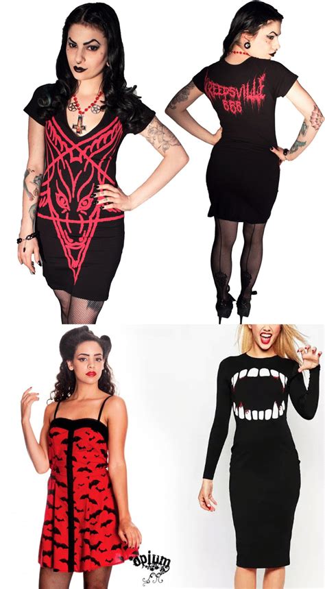 Shop Creepy Goth Halloween Dresses At Rebelsmarket Cute Dress