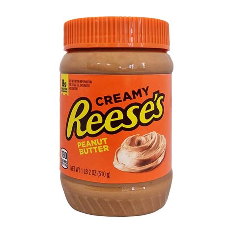 reeses creamy peanut butter 510g snackpate