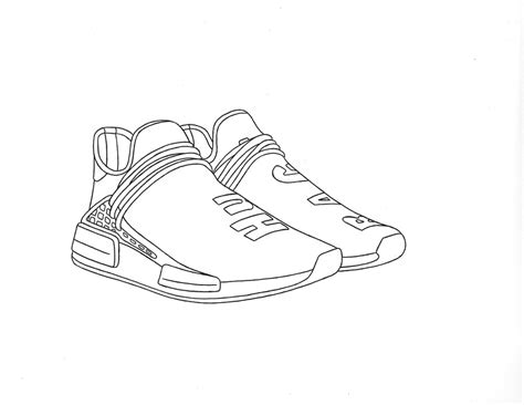 Adidas Shoes Pages Coloring Pages