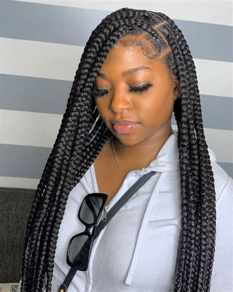 26 Purple Knotless Box Braids Seonadbrian