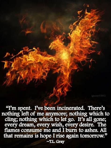 Instead, the exact text was inspired by the bible but written in the book. Image result for quotes about the phoenix rising from the ashes | Wicca | Pinterest | Phoenix ...