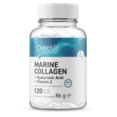 OstroVit Marine Collagen With Hyaluronic Acid And Vitamin C 120 Caps