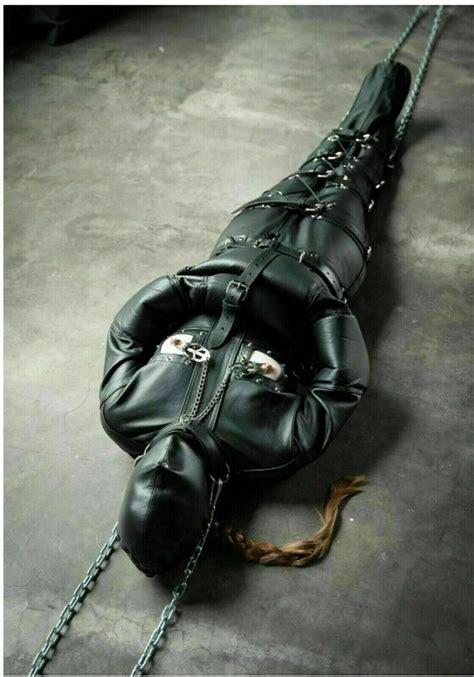 Leather Sleepsack Body Bag Sensory Deprivation Leather Bondage Bag And Bdsm Hood Ebay