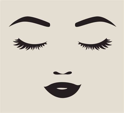 Pretty Woman Face Silhouette Vector Illustration Vector Art