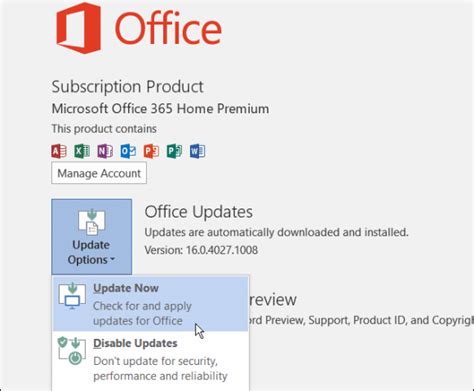 Microsoft Updates Office 2016 Preview For Windows