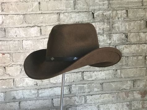 Rockmount Mens Brown Felt Magic Pinch Cowboy Hat The Western Company