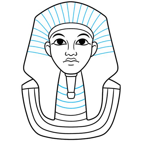 How To Draw A Pharaoh Step By Step Easy Hill Whight