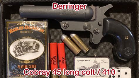 Derringer Cobray Double Barrel 45410 Youtube