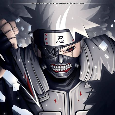 Kakashi Anime Gangster Naruto Uzumaki Art Anime Naruto