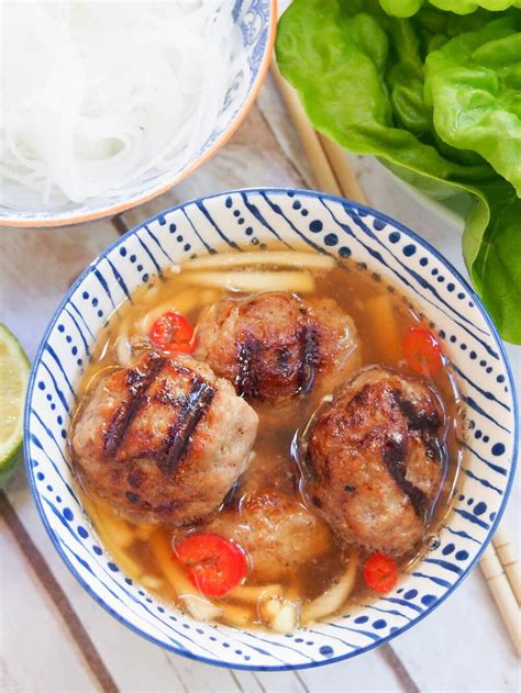 Bun Cha Hanoi Carolines Cooking How To Cook Meatballs Lamb