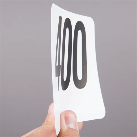 American Metalcraft 4400 Plastic Table Number Set ...