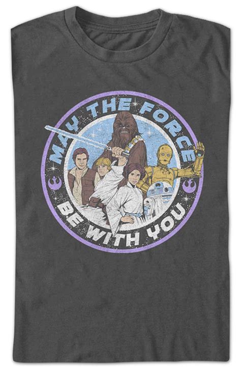 Animated May The Force Be With You Star Wars T Shirt